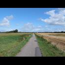 Auf dem freien Feld hatte der Gegenwind freie Bahn